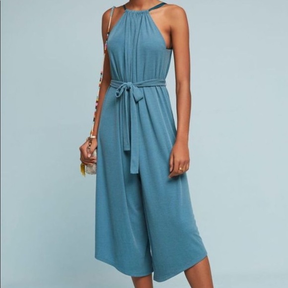 Anthropologie Pants - NWOT Anthropologie Teal Jumpsuit